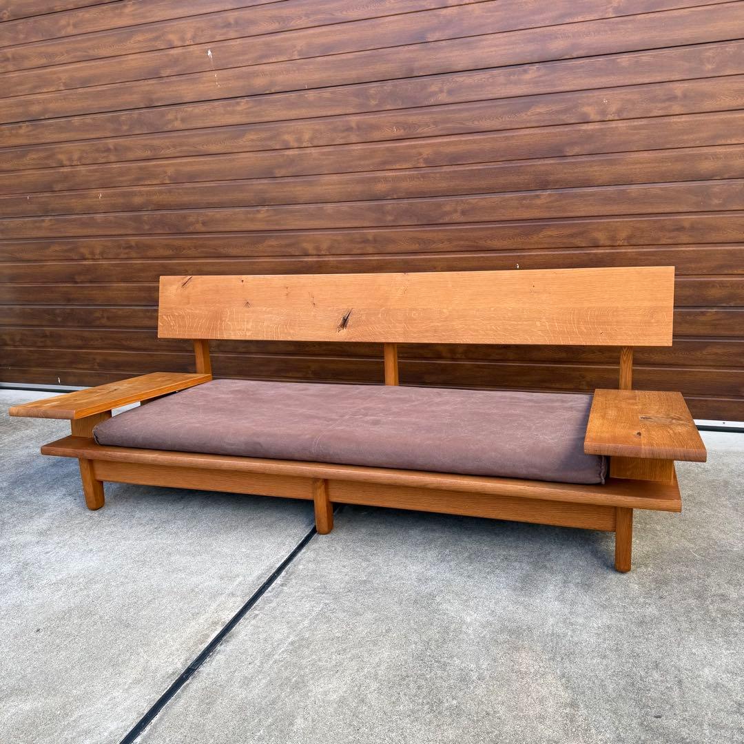 美品 飛騨産業 森のことば 3P ソファ オーク 購入価格38万