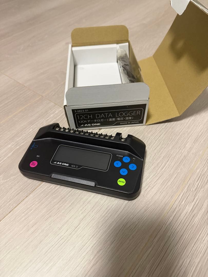 ASONE アズワン　ADL12 電圧ロガー　データロガー