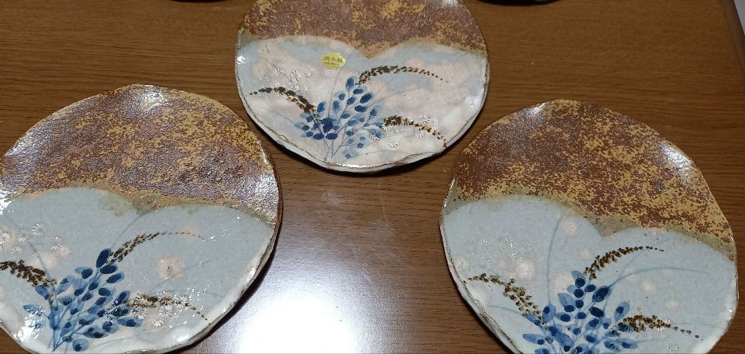 清水焼　伝統工芸士　２代目俊山作　俊山窯 5枚セット