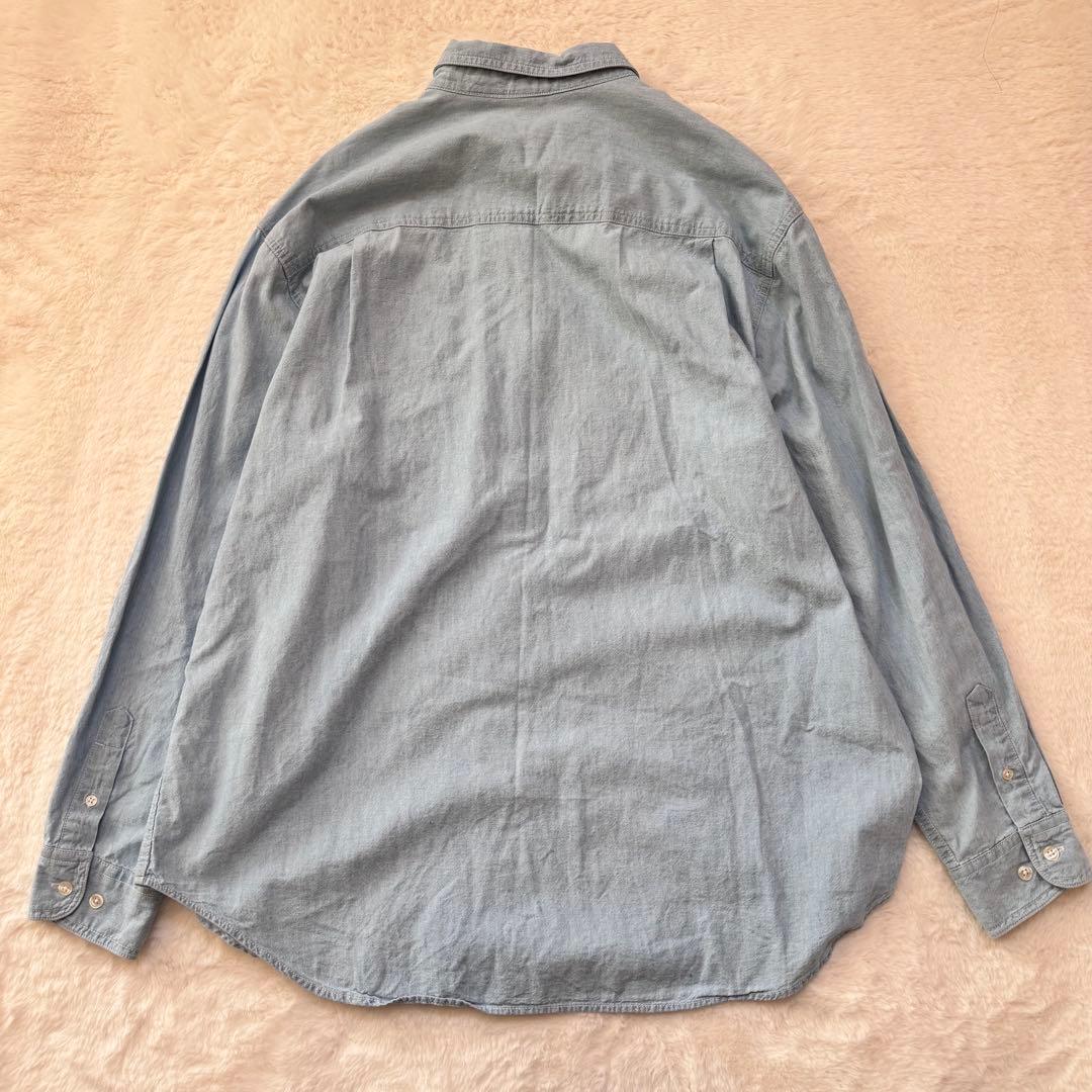 【ヴィンテージ】Disney Store ミッキー＆ミニー デニムシャツ XXL