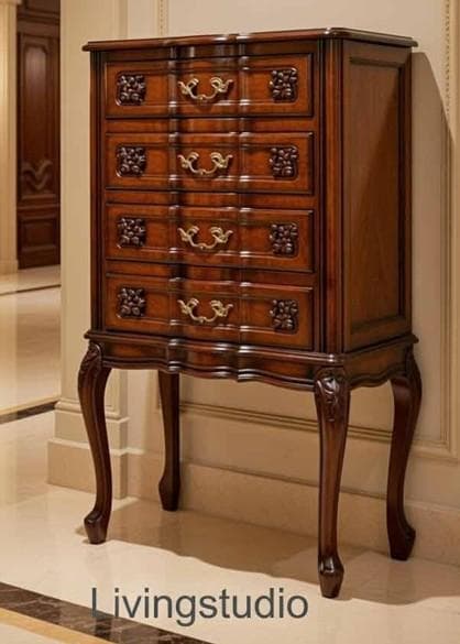 イタリア チェスト ナイトテーブル ネコ脚 クラシック アンティーク 210