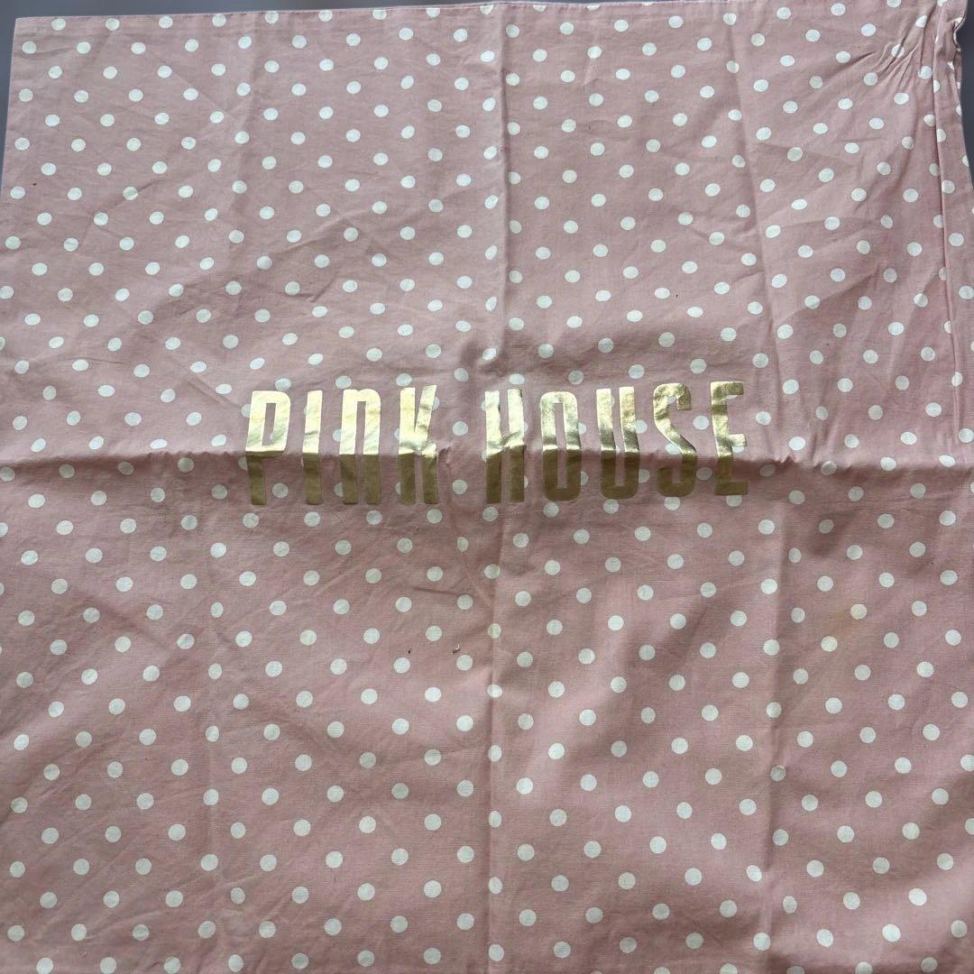 PINK HOUSE 50周年ショッパー＆ピンク&ホワイトドットクッションカバー