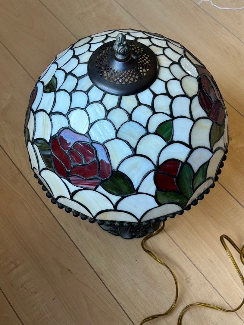 ♪　　ステンドグラスランプ