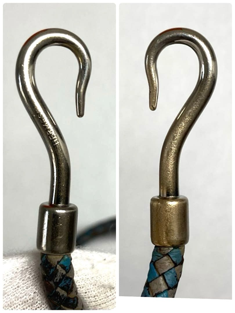 HERMES エルメス　ジャンボ　編み込み　チョーカー　2連ブレスレット　箱付き