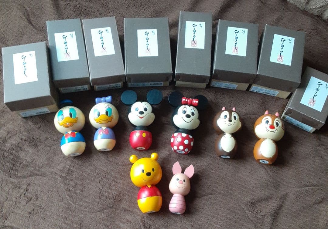 卯三郎こけし　ディズニー　ミッフィー　ゲゲゲ　スヌーピー