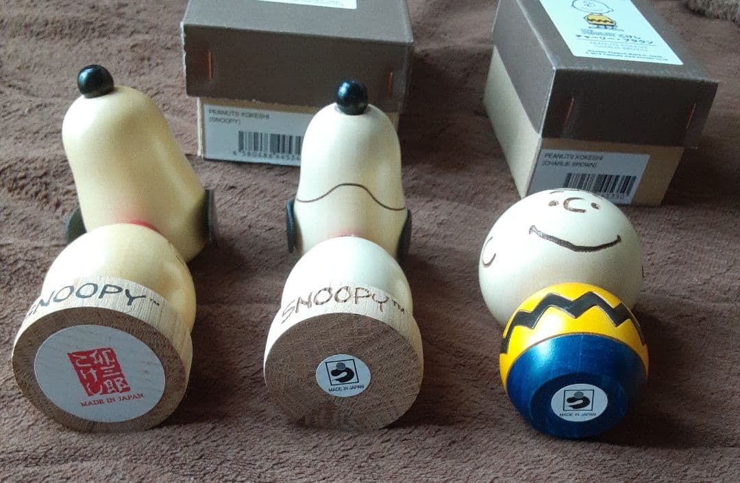 卯三郎こけし　ディズニー　ミッフィー　ゲゲゲ　スヌーピー