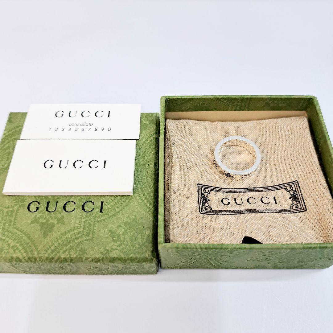 GUCCI　GGビー リング ハチ ロゴ SV925 シルバー