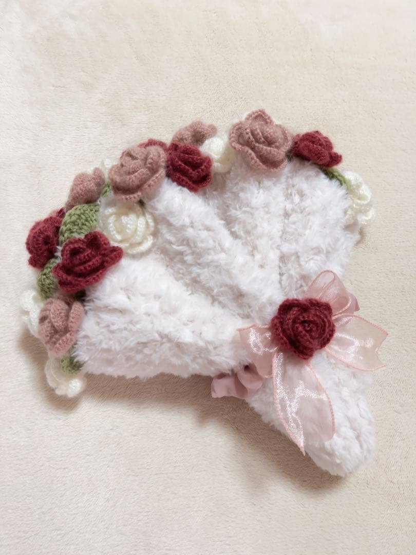 ブーケブランケット(薔薇)花束ブランケット　フラワーブランケット　インテリア