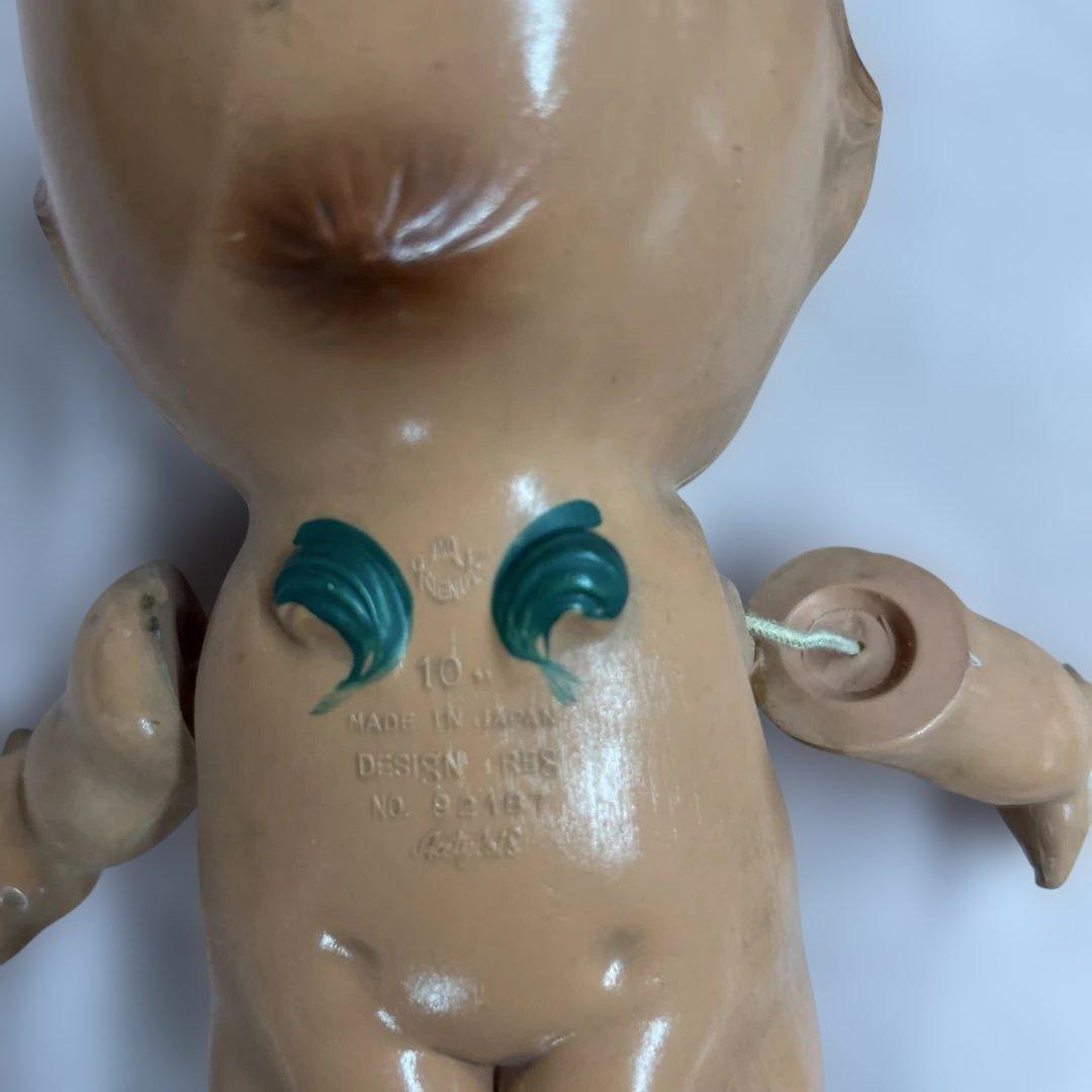 レトロ　セルロイド　キューピー　ビンテージ　ヴィンテージ　人形　当時物　昭和