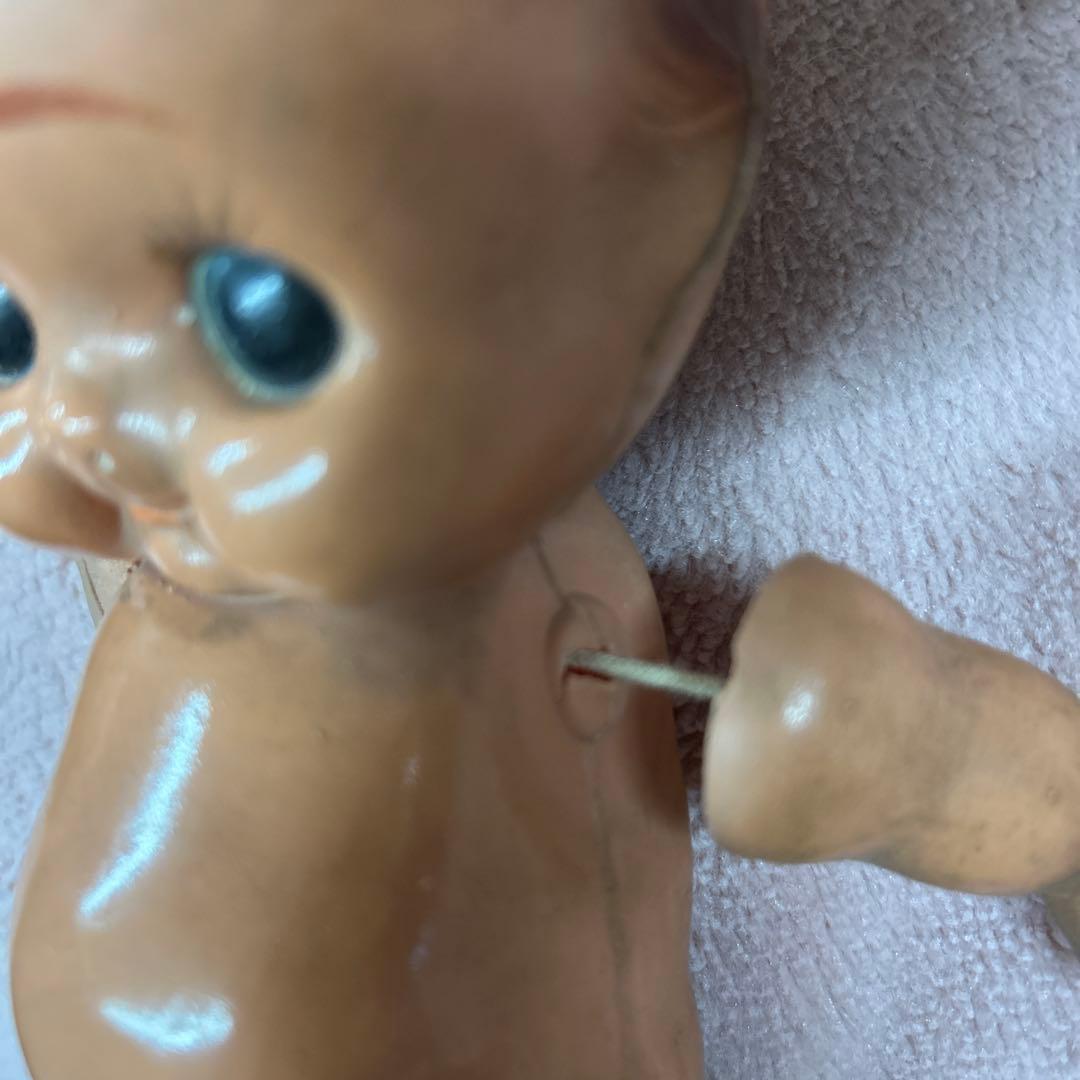 レトロ　セルロイド　キューピー　ビンテージ　ヴィンテージ　人形　当時物　昭和