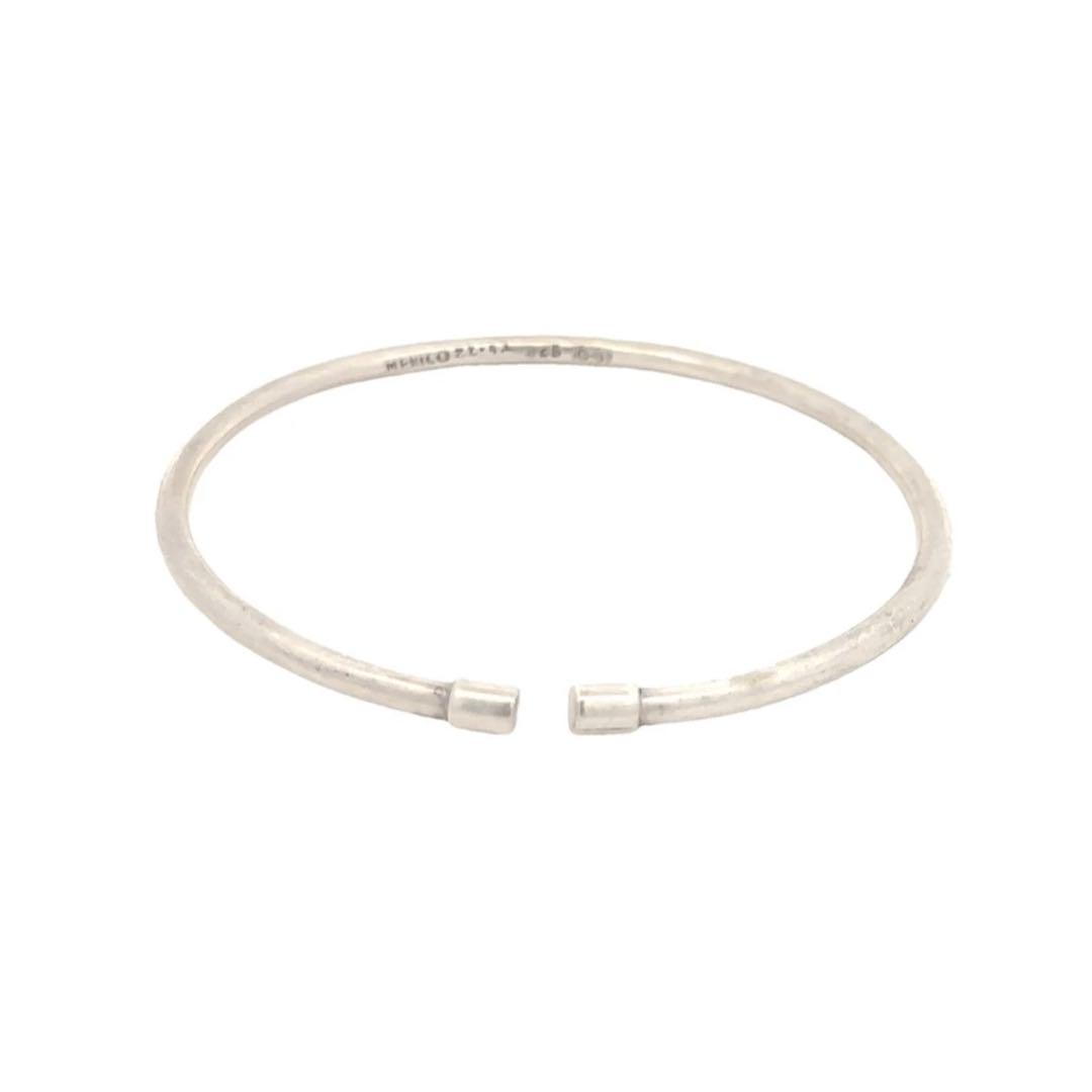 シルバー925 バングル メキシコ製　TAXCO ビンテージ　20cm