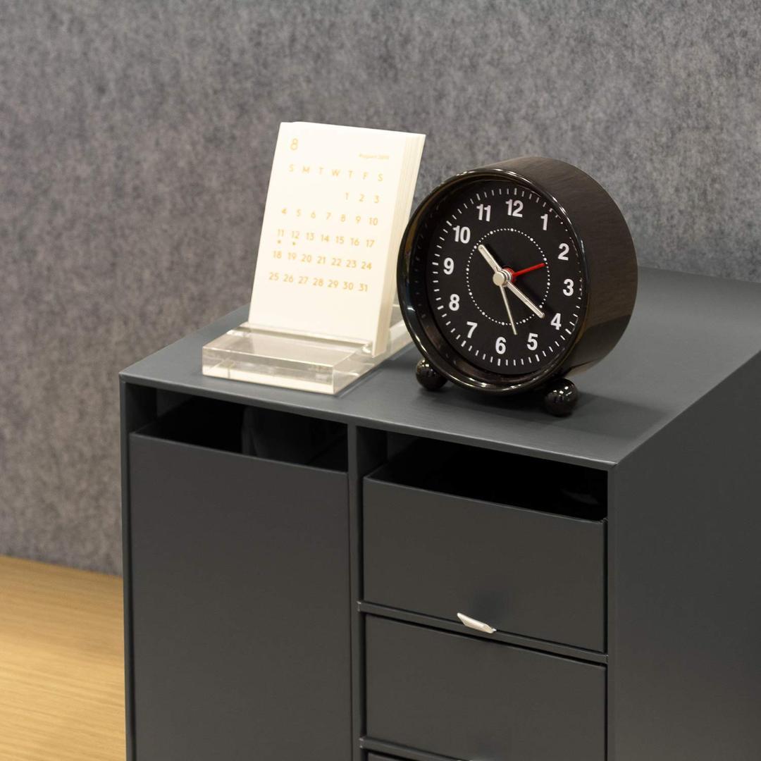 スモールグレー紙製収納ボックス 高級感 卓上収納 小物入れ