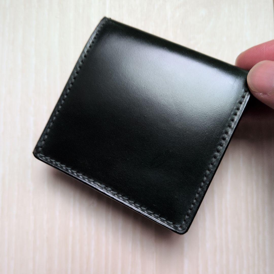 【新品未使用】ガンゾコードバン　レス財布／キプリスコードバン　小銭入れ