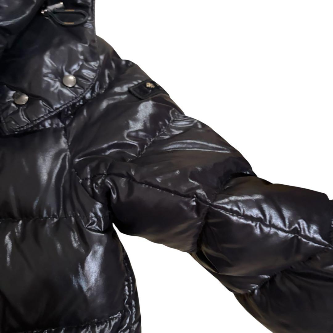 TATRAS タトラス フード ダウンジャケット ブラック レディース 光沢 黒