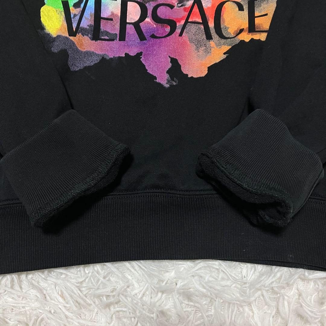 VERSACE　メデューサプリント　パーカー　ブラック　Lサイズ