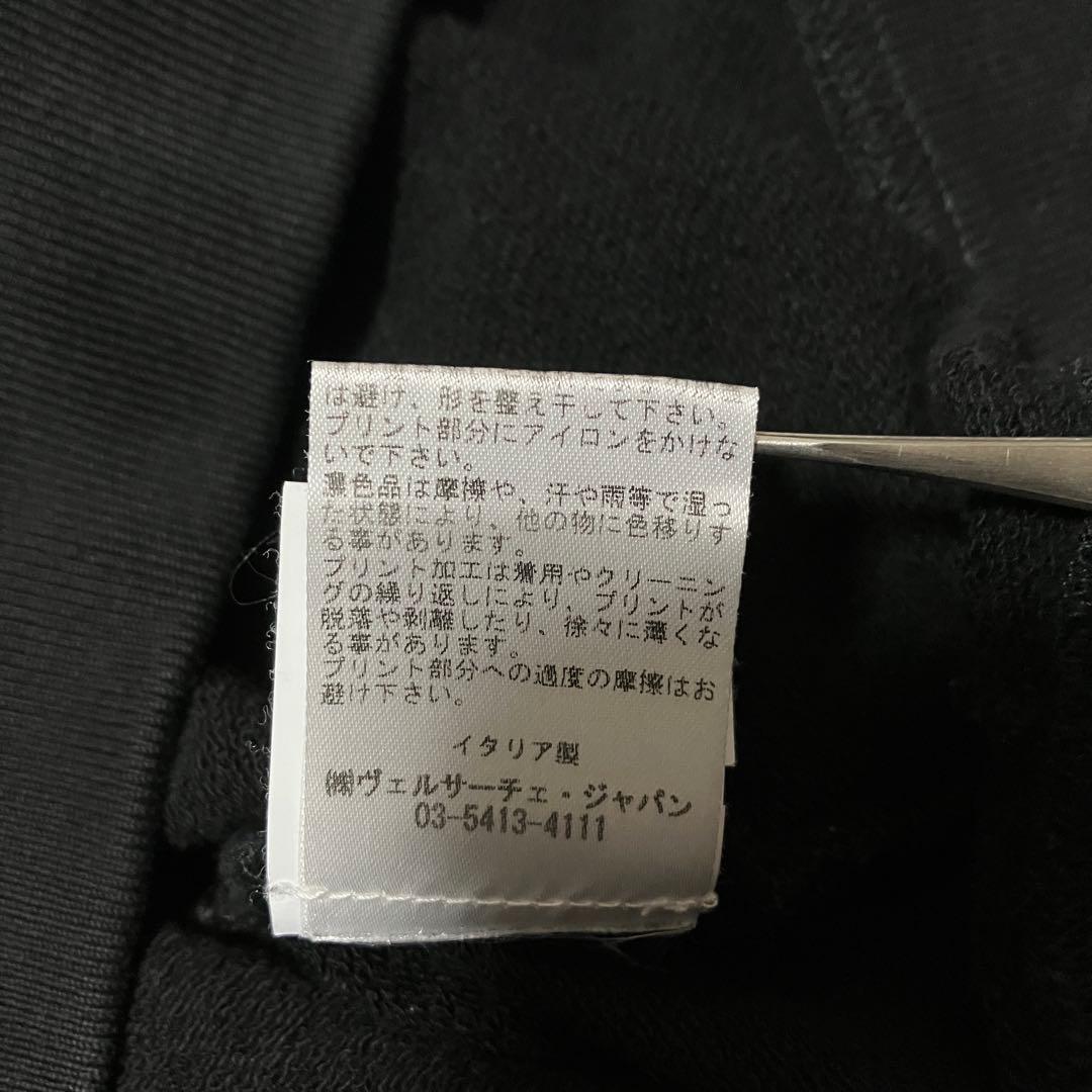 VERSACE　メデューサプリント　パーカー　ブラック　Lサイズ