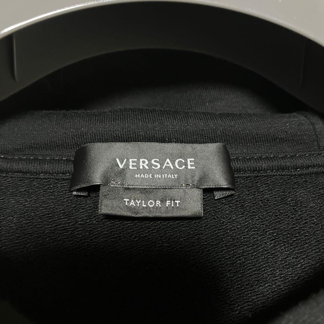 VERSACE　メデューサプリント　パーカー　ブラック　Lサイズ