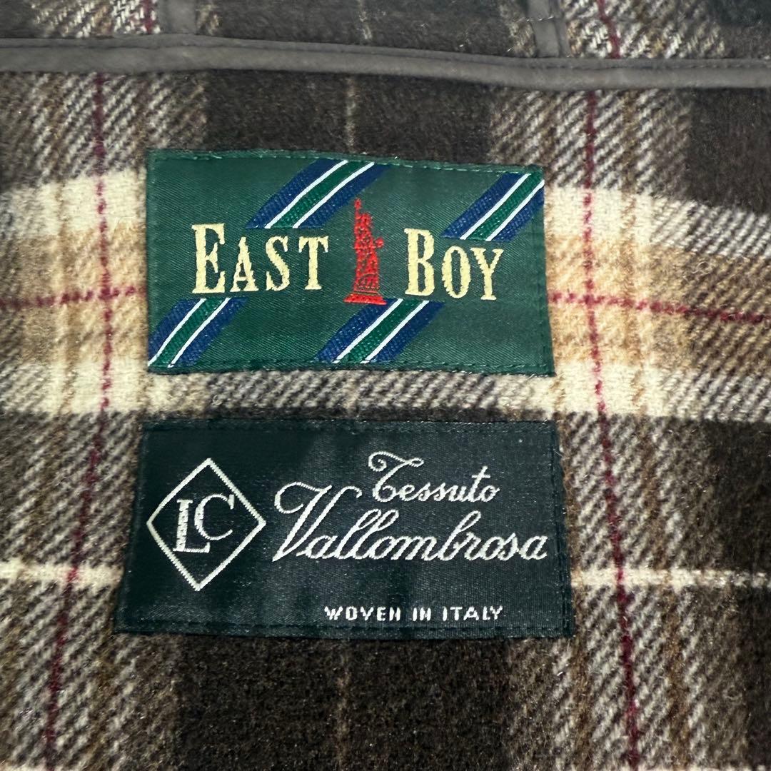 極美品　EAST BOY ダブルフェイス　袖裏地付/ジップ付　ダッフルコート