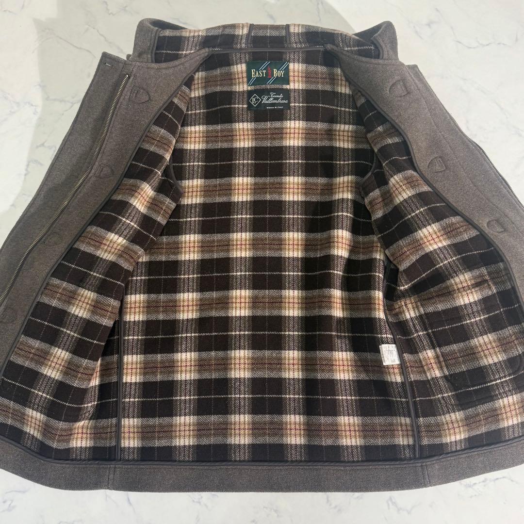 極美品　EAST BOY ダブルフェイス　袖裏地付/ジップ付　ダッフルコート