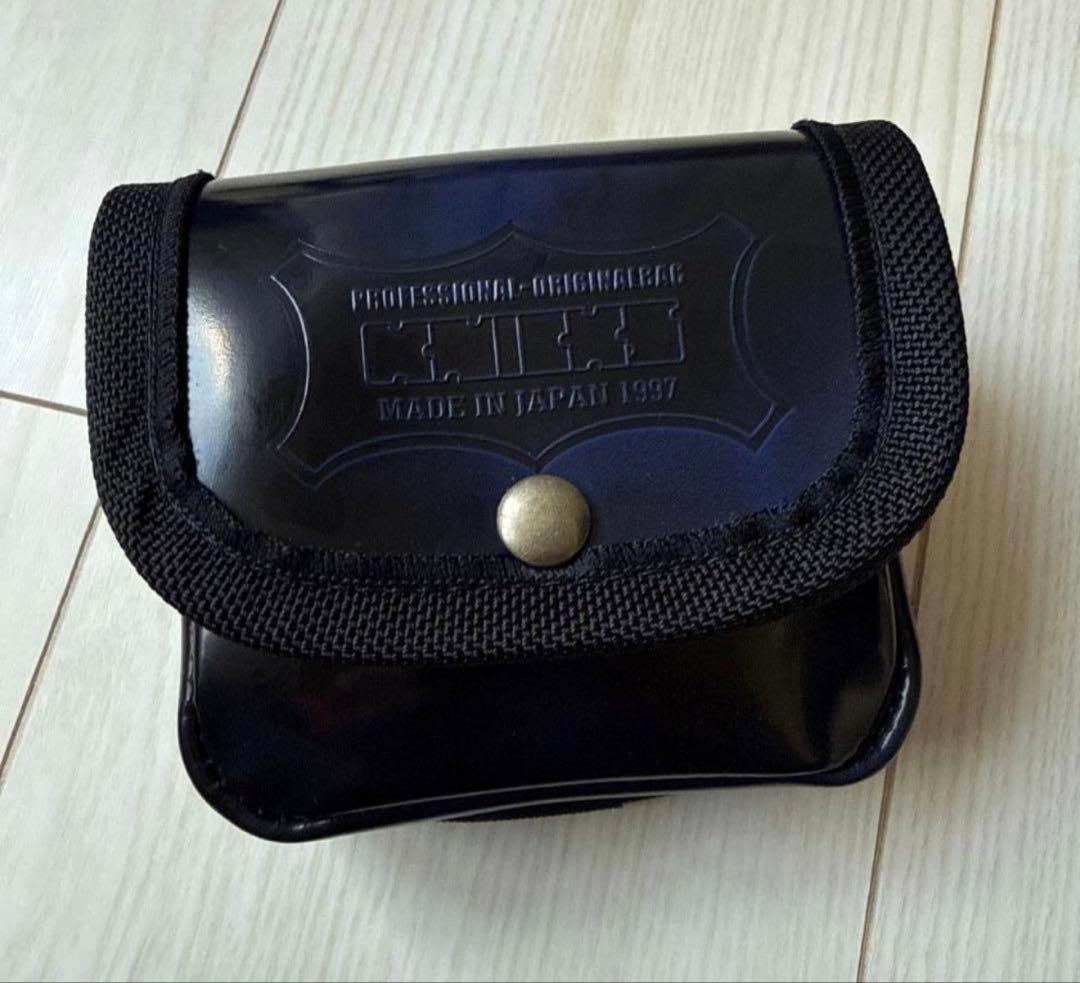 KNICKS ニックス アドバンガラス革 バリ巻き　小物ポーチ