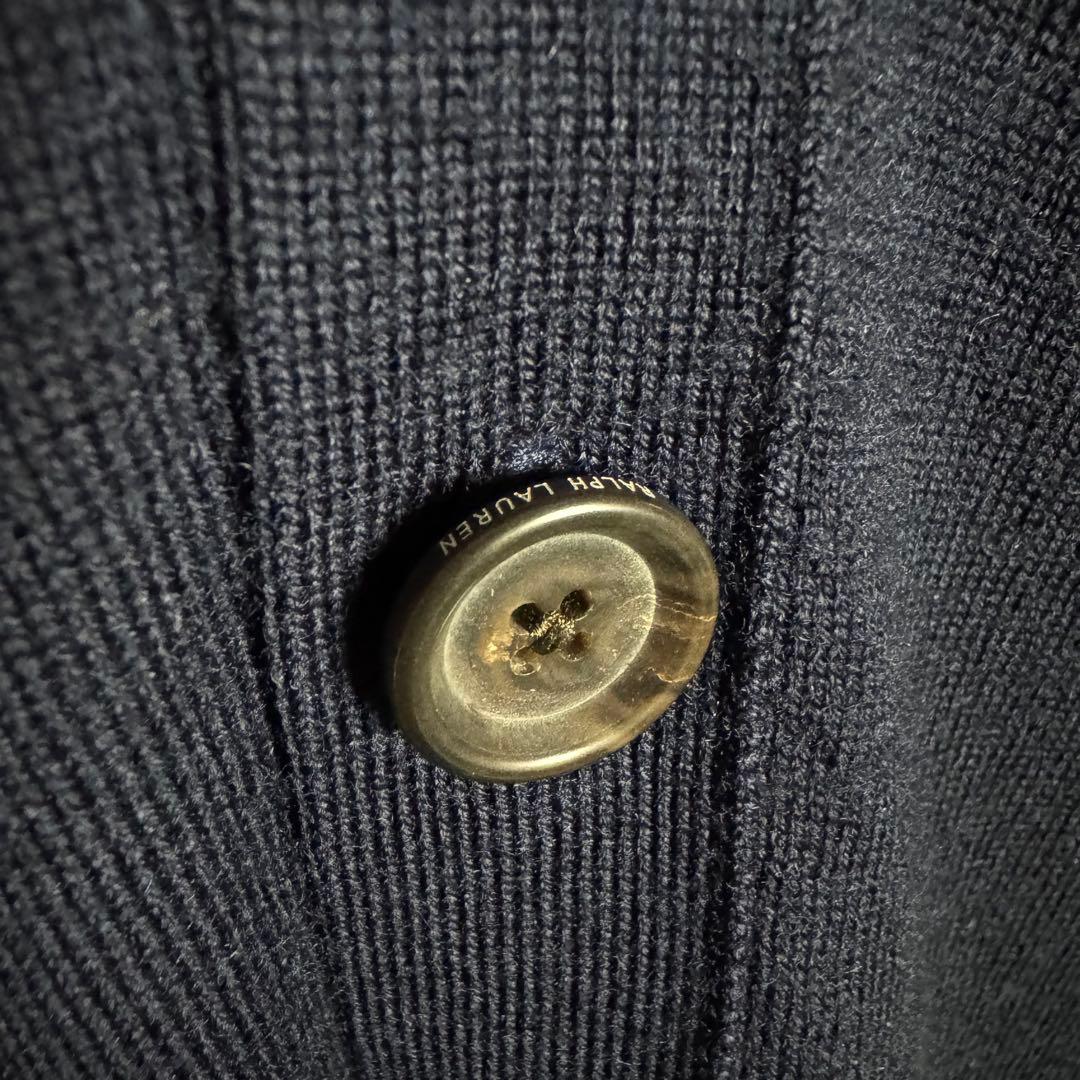 3627【現行QRタグ・美品】ラルフローレン ウォッシャブルニット カーディガン