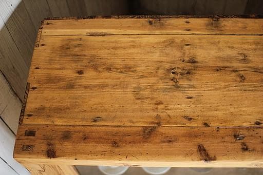 味のある大きな木枠のガラス戸棚　引き出し4杯