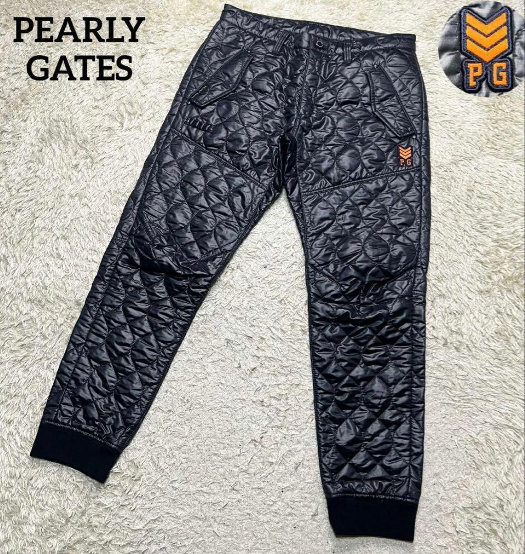 パーリーゲイツ　キルティングジョガーパンツ