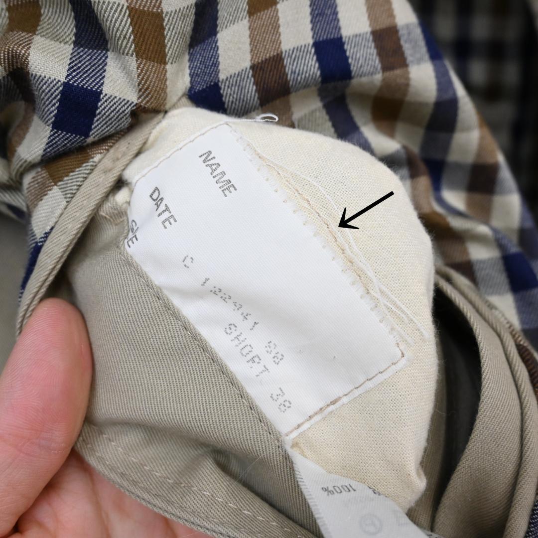 ■ □ 47531★年 アクアスキュータム Aqua5 トレンチコート メンズ