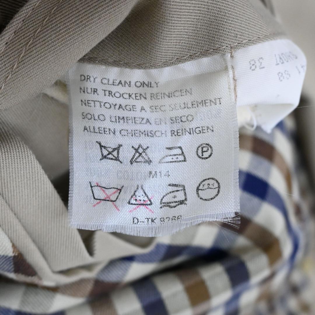 ■ □ 47531★年 アクアスキュータム Aqua5 トレンチコート メンズ