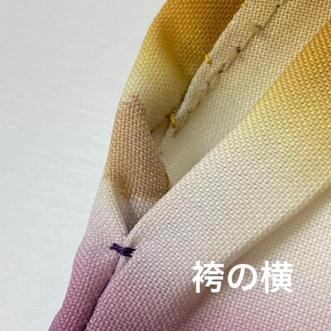 【着物と帯 時流】199ys◆3才女着物+袴+長襦袢バッグ髪飾り半幅帯6点セット