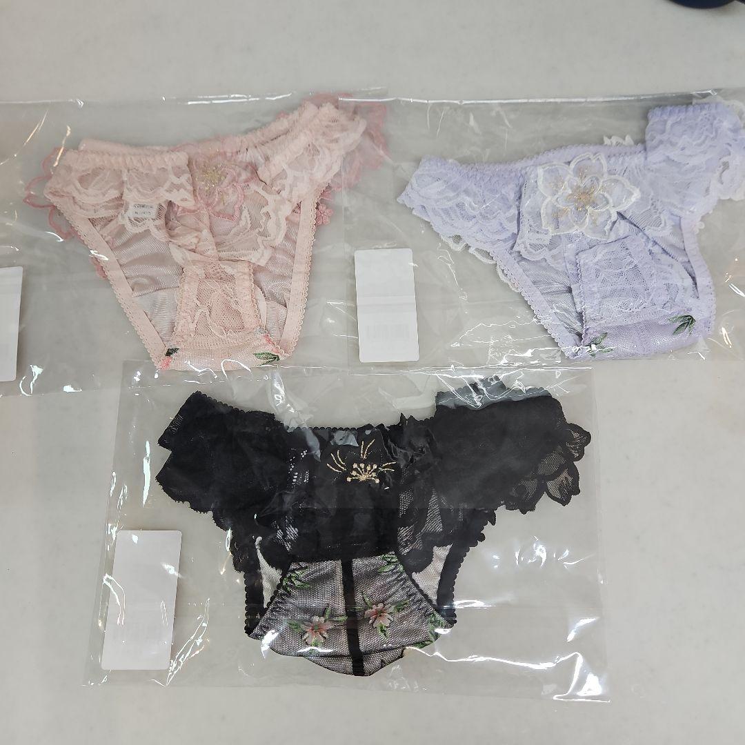 [新品未使用]メンズ フェミニン HIMICO 花柄刺繍レースTバック3色セット