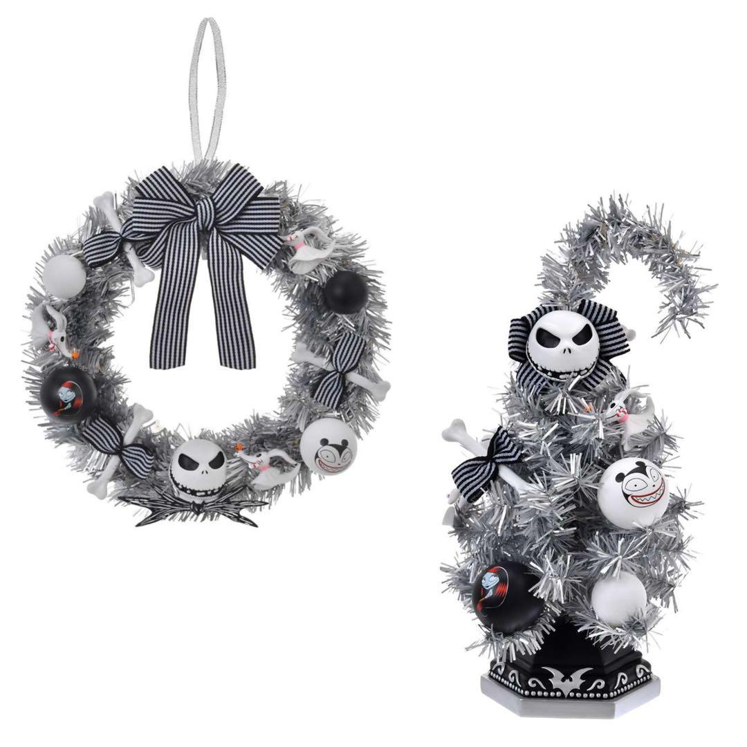 ティム・バートン ナイトメアー・ビフォア・クリスマス ツリー リース ライト