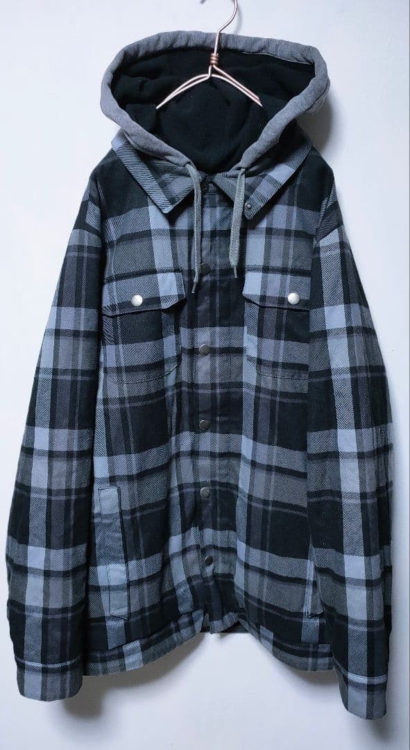【BURTON バートン】スノーボードウェア ジャケット チェック メンズL