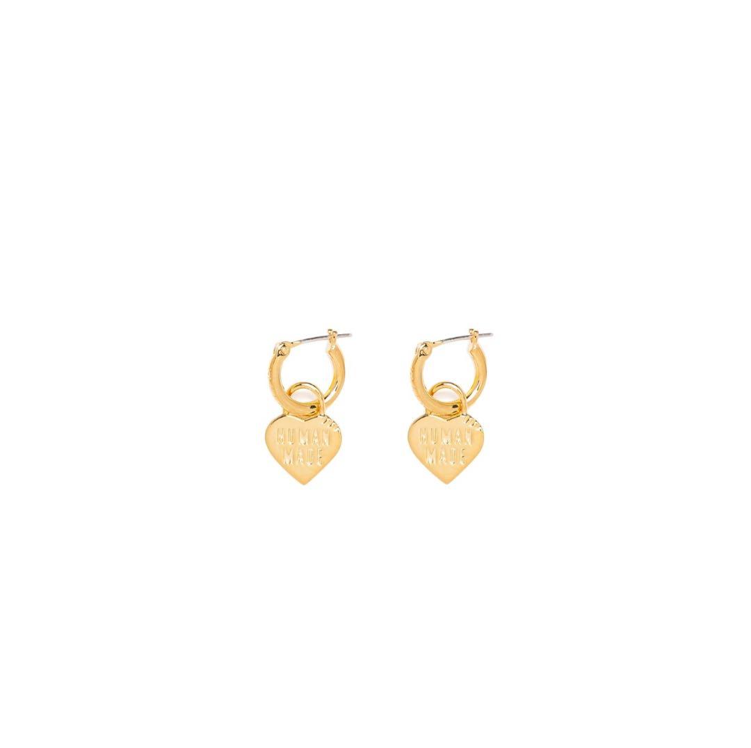 完売品HUMAN MADE HEART SILVER (GOLD) ハートピアス