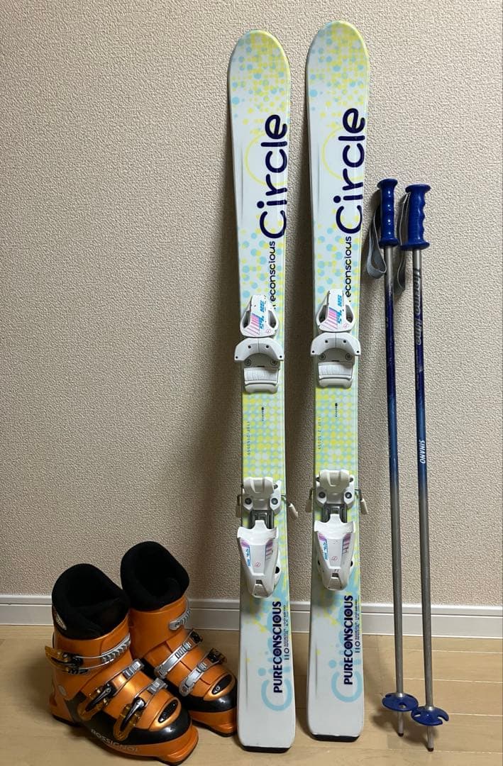 本日限定値下げ⭐︎Circle ジュニアスキーセット　キッズ　Rossignol