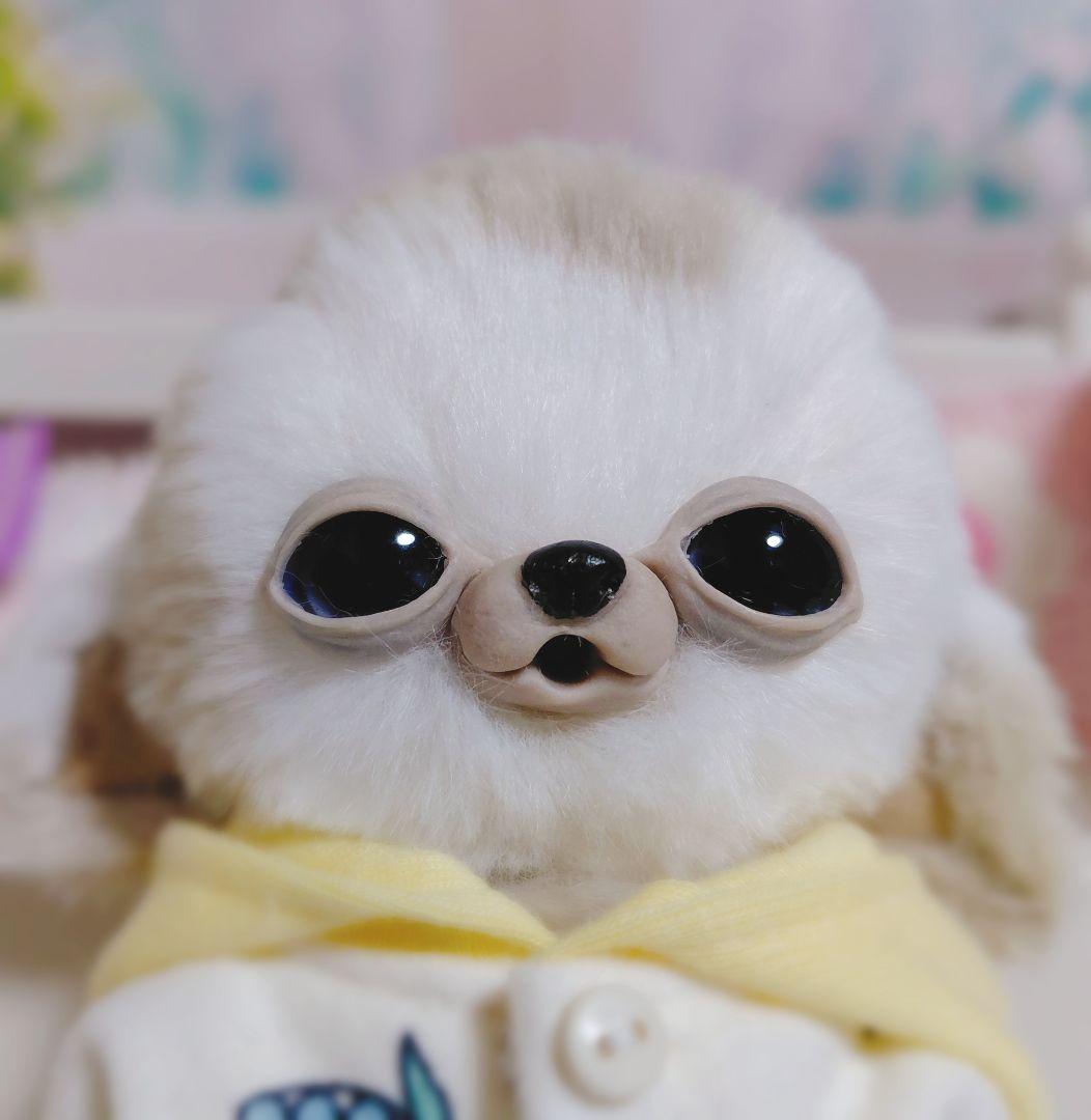 チワボボちゃん 　おしゃぶり付き　アートドール　ぬいぐるみ