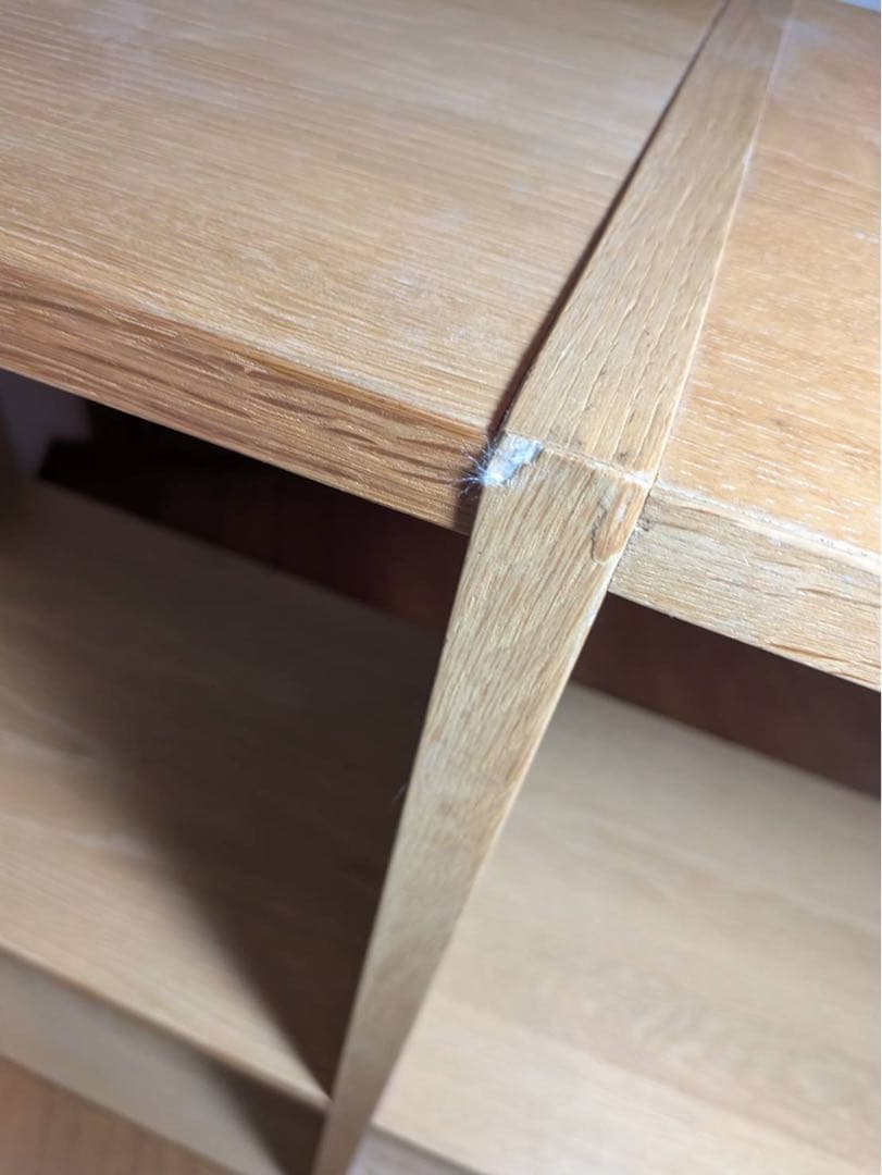 ■送料込■無印スタッキングシェルフ 2×2 木製家具棚 収納MUJIオーク材