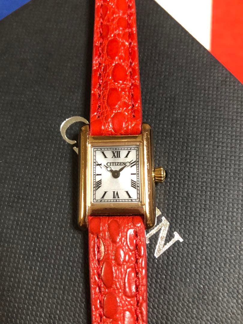 CITIZEN kii ソーラー時計　革ベルト新品交換済