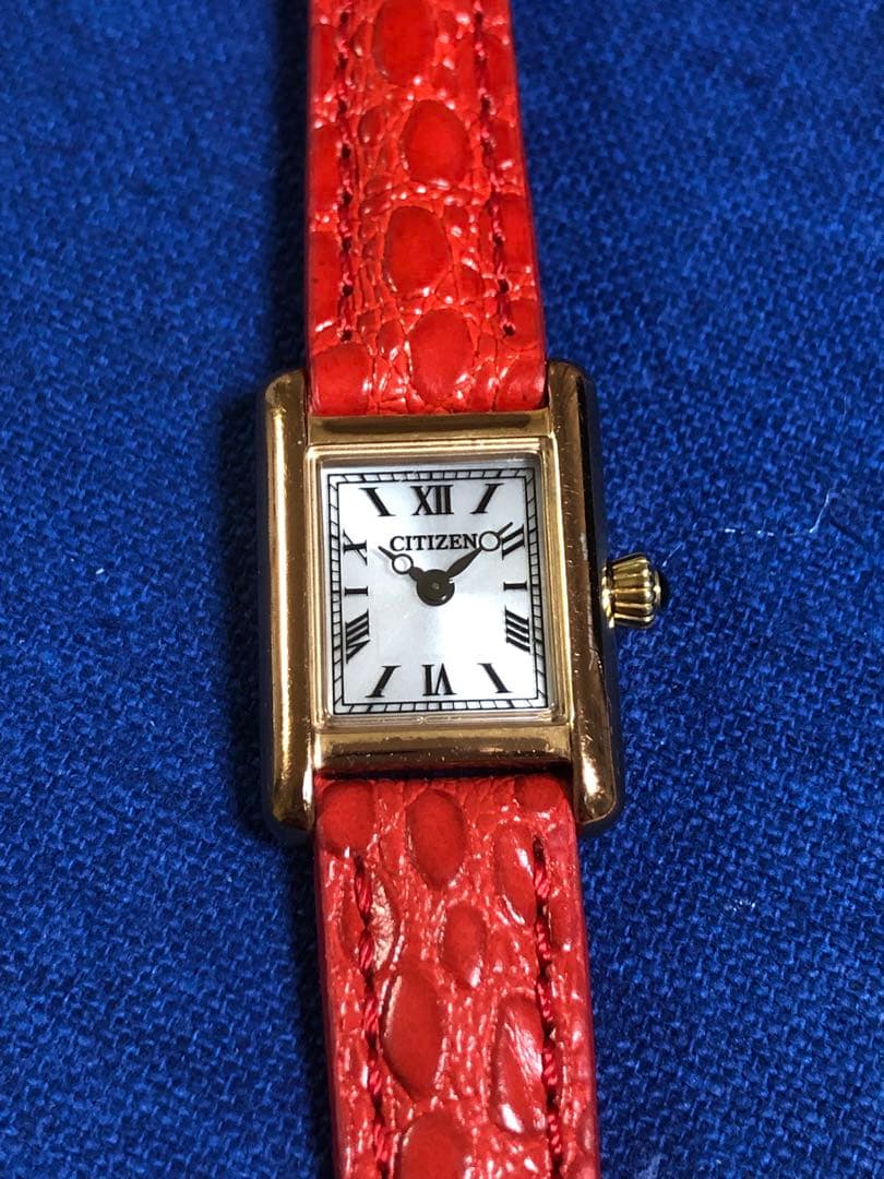 CITIZEN kii ソーラー時計　革ベルト新品交換済