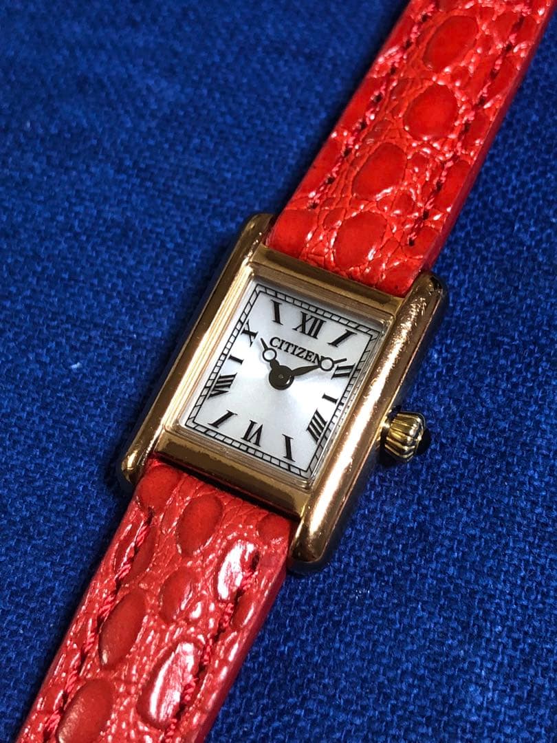 CITIZEN kii ソーラー時計　革ベルト新品交換済