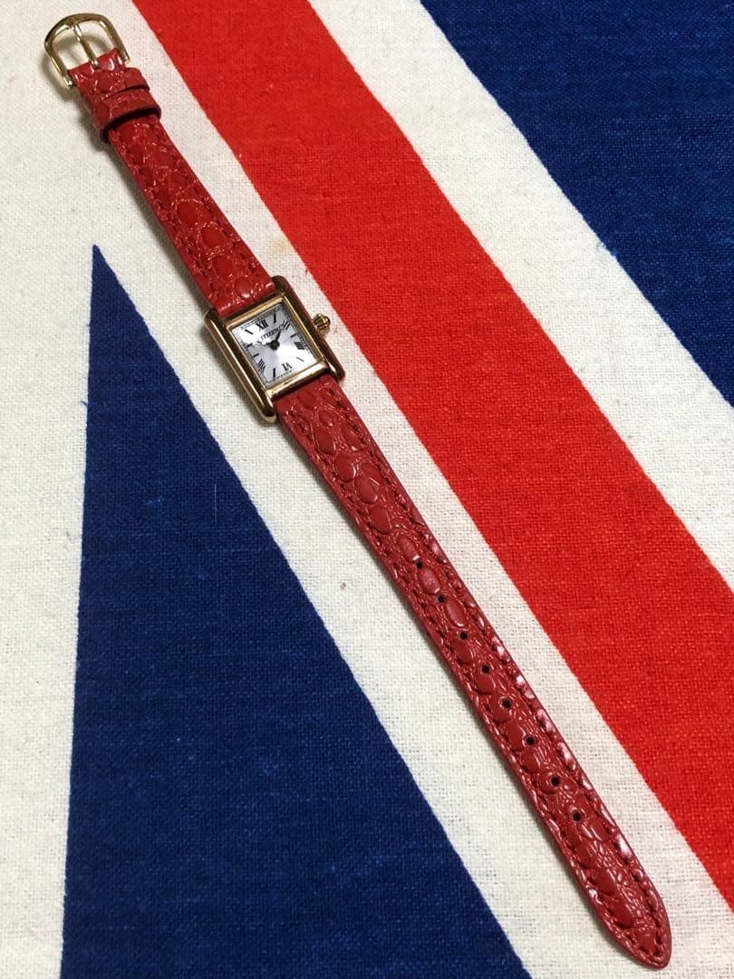 CITIZEN kii ソーラー時計　革ベルト新品交換済