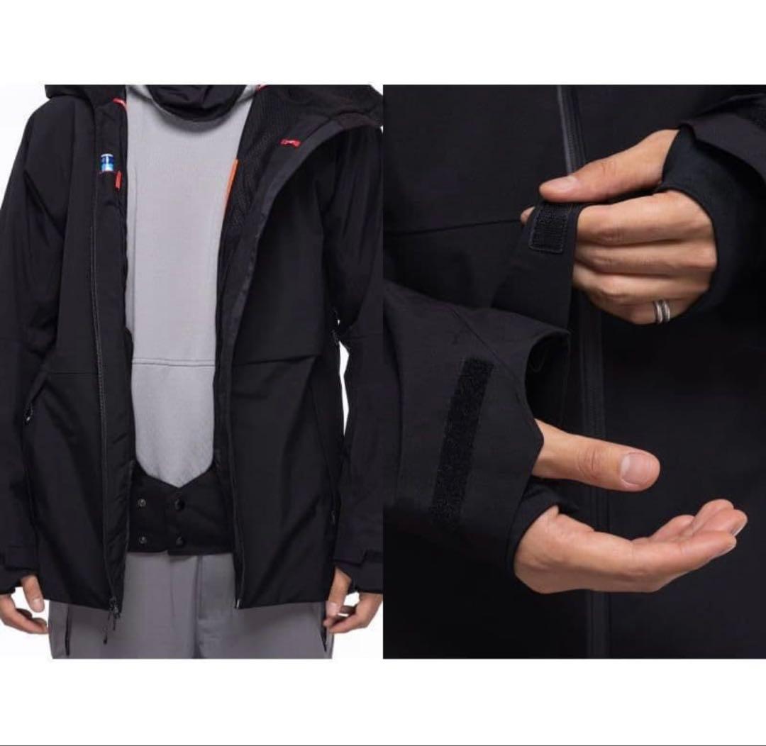 686 メンズ スノーボードジャケット ブラック S