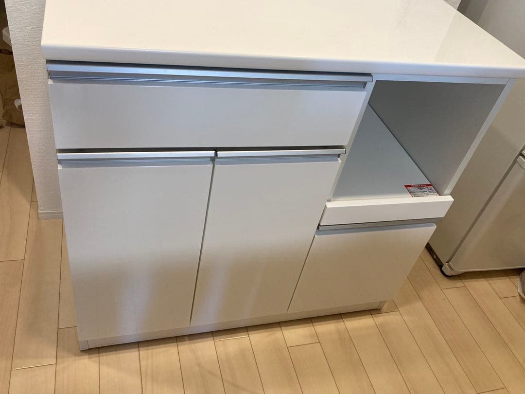 maro⭐︎キッチンカウンター(レジューム 90TL-R WH)