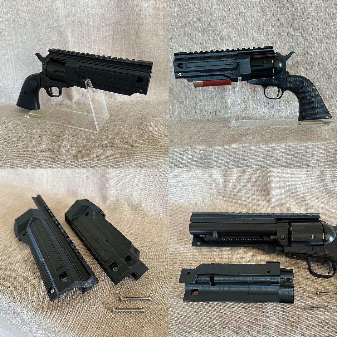 3Dプリンター製 SAA.45 1/2インチ用オリジナルアダプターバージョン2