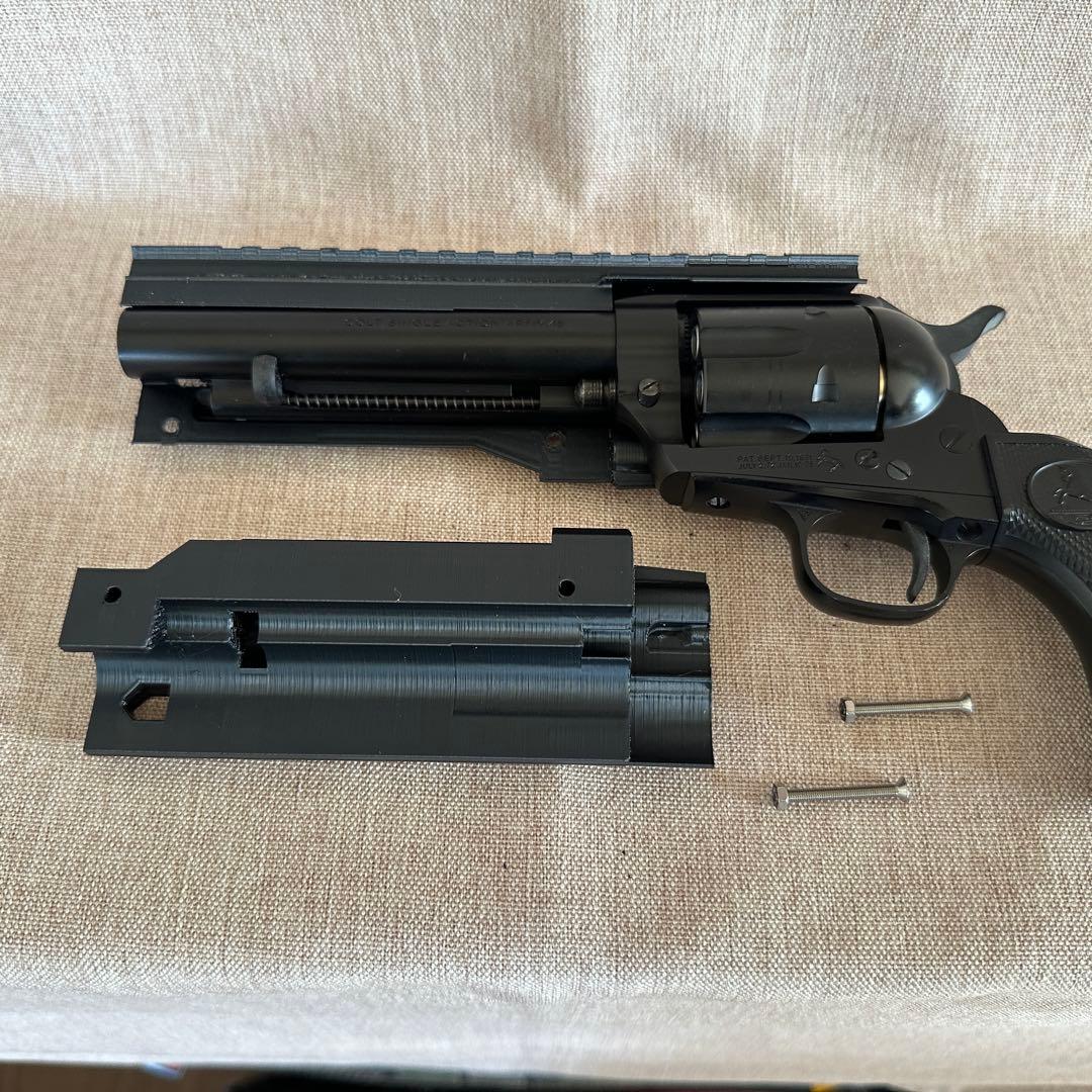 3Dプリンター製 SAA.45 1/2インチ用オリジナルアダプターバージョン2