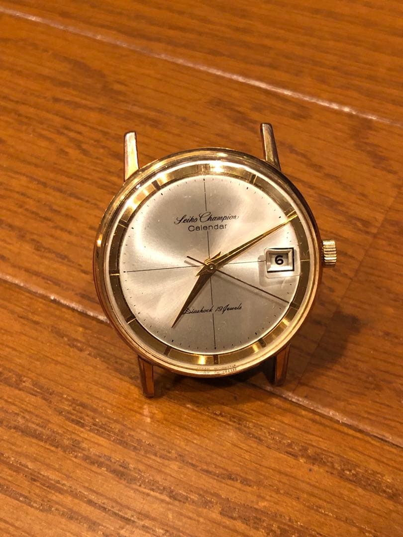 セイコー　チャンピオン カレンダー　19石　Champion Calender