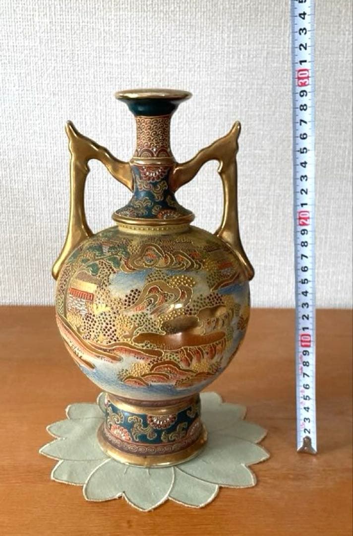 陶器スタンドベース　テーブルランプスタンドベース　ヴィンテージ　アンティーク