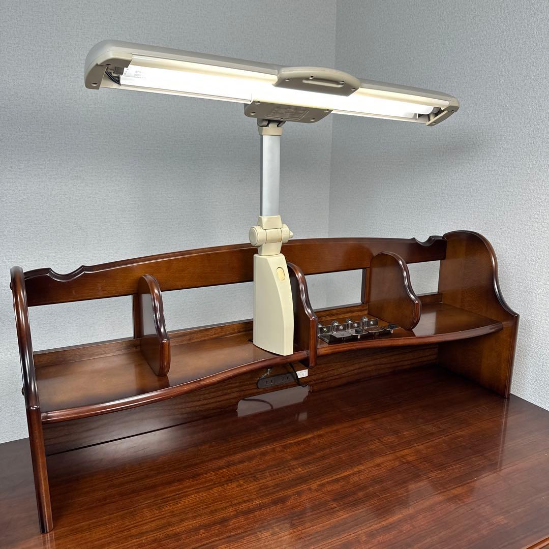 カリモク コロニアル 本棚 ブックシェルフ ブックエンド可動式 照明付き i4※