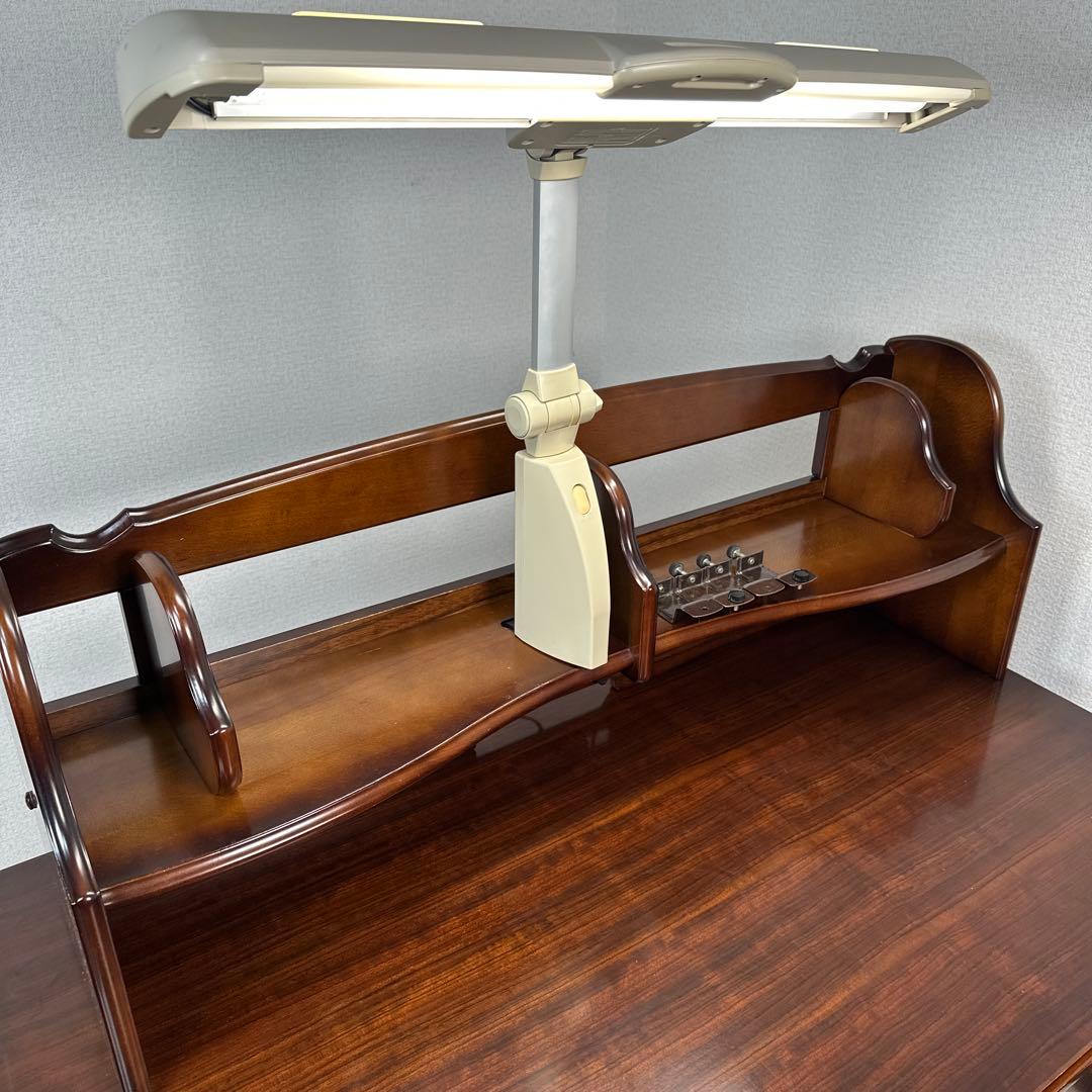 カリモク コロニアル 本棚 ブックシェルフ ブックエンド可動式 照明付き i4※