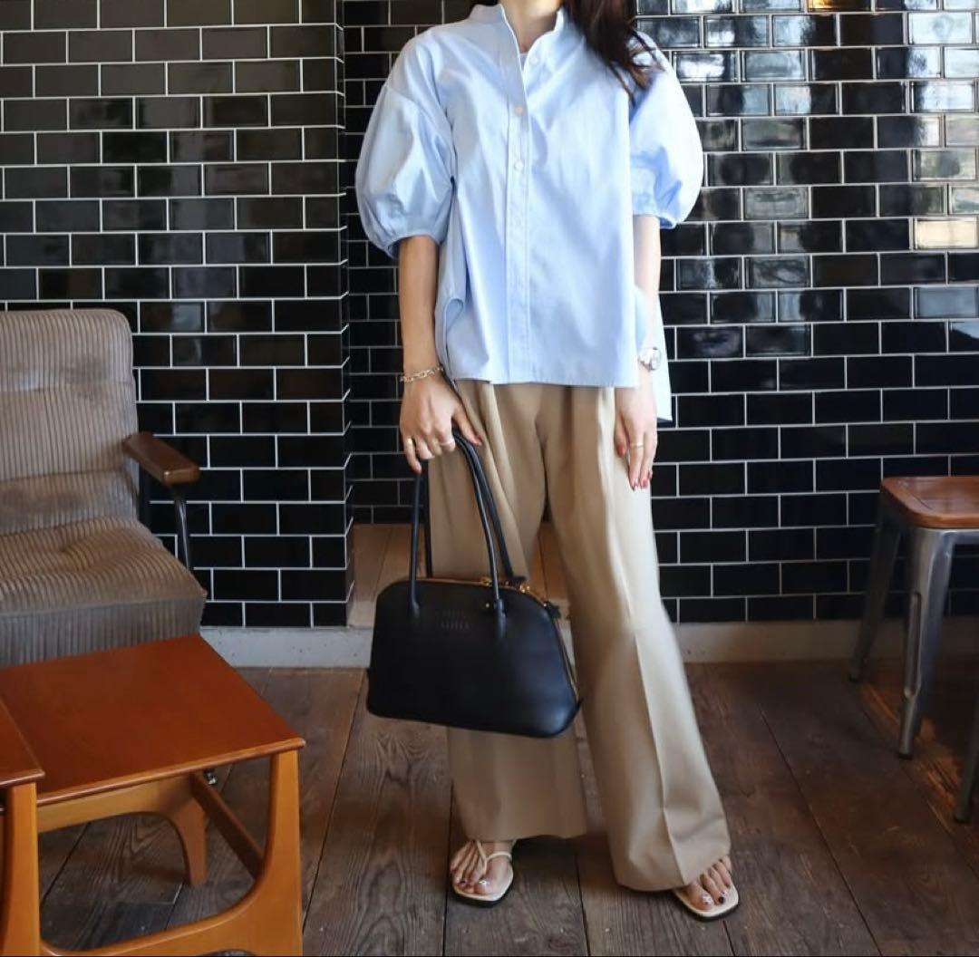 epa half oxford shirt サックス